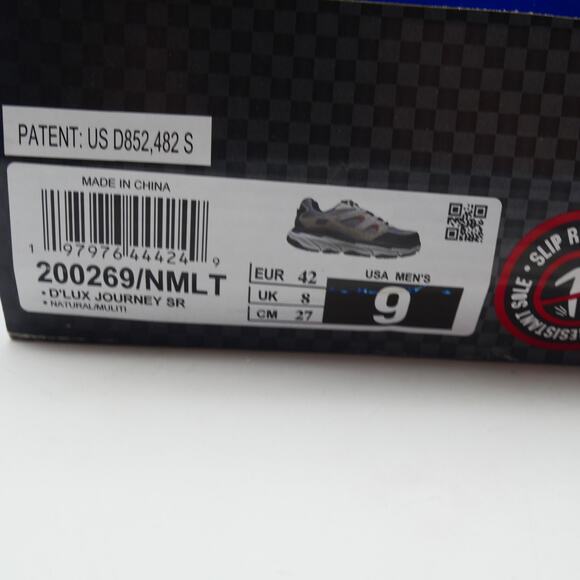 NEW Skechers Men's 9 D'lux Journey Sr Carbon Nano Safety Toe Work Shoes - Picture 9 of 9